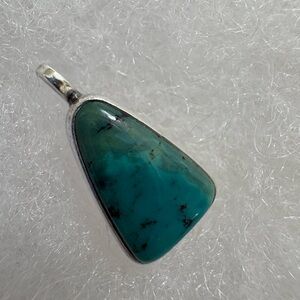 Hand Crafted Silver and Turquoise Necklace